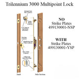 TRILENNIUM 3000 SERIES 65-9/16, 8-0 DOOR RIGHT HAND INSWING