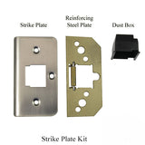 TRILENNIUM STRIKE KIT 3 STRIKES REINFORMENT PLATES & SCREWS 1-3/4" DOOR