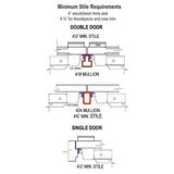 Cal-Royal A9800EO/AF9800 Panic Rim Exit Device