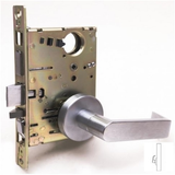 Cal-Royal NM8170  Series, Extra Heavy Duty Mortise Locks, Grade 1 - SECTIONAL TRIM SINGLE FIXED DUMMY Function, Left-Hand (VS-ZS)