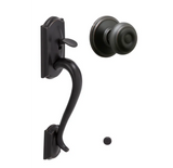 Schlage Camelot Lower Handleset Featuring the Georgian Knob for Use with Schlage Deadbolts