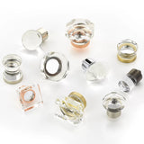 Schaub City Lights - 1 3/4" Diameter Faceted Dome Glass Knob