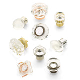 Schaub City Lights - 1 1/8" Diameter Round Multi-Sided Glass Knob