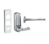 CodeLocks CL600 MECHANICAL Front Plate Only PVD BS - Panic Kit