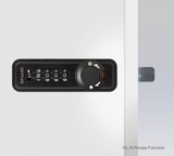 Codelocks KL15 KitLock Mechanical Combination Lock, Black Finish