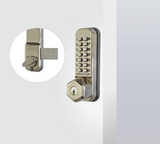 CodeLocks CL200 Surface Deadbolt with Key Override, Stainless Steel