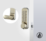 CodeLocks 255 MECHANICAL Mortice Latch Dual Backplate S/S, Fire Kit