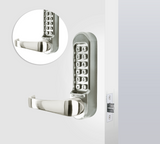 CodeLocks CL510 & CL515 Tubular Latch Back to Back, Stainless Steel