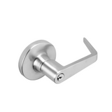 Falcon T Series Single Cylinder Keyed Entry Grade 1 Dane Entry Door Lever Set with Small Format Interchangeable Core