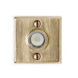 Rocky Mountain Metro Door Bell Button E204 Square Metro 2 1/4" x 2 1/4"