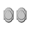 Rocky Mountain Arched Dead Bolt 2 1/2" x 3 3/4"