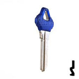 Key Blank w/Nylon Head-Integrator®-Blue