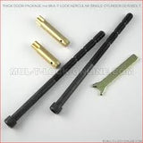 Thick Door Package for Hercular® Single Deadbolt (Up to 4 1/4