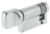 Single Euro Cyl. w/Flat Thumb Turn - 33X33mm with Cam 00