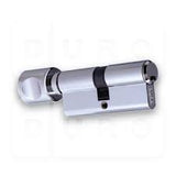 Single Euro Cyl. w/Flat Thumb Turn - 33X43mm with Gear