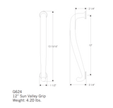 Rocky Mountain Sun Valley Grip 13 15/16″