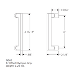 Rocky Mountain Offset Olympus Grip 6 13/16″