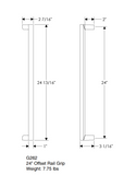 Rocky Mountain Offset Rail Grip 24 13/16″