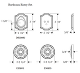 Rocky Mountain Round Bordeaux Entry Set 3 1/4″