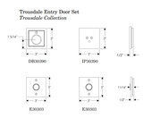 Rocky Mountain Square Trousdale Entry Set 3″ x 3″
