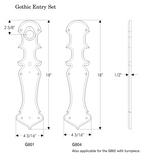 Rocky Mountain Gothic Entry Set – 4 3/16″ x 18″