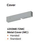 LCN 4310ME SENTRONIC, Surface-Mounted Heavy Duty Fire/Life Safety Track Closer - Powder Coat Finish