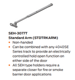 LCN SEH SENTRONIC, Surface-Mounted Fire/Life Safety Door Holder - Plated finishes