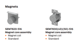 LCN SEM7830 Series, heavy duty, electrically Controlled Door Holding Magnets - Powder coat Finish
