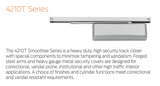 LCN 4210T Series Surface-Mounted Heavy Duty High Security, Track Closer - Powder Coat Finish