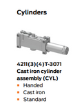 LCN 4210T Series Surface-Mounted Heavy Duty High Security, Track Closer - Powder Coat Finish