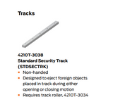 LCN 4210T Series Surface-Mounted Heavy Duty High Security, Track Closer - Powder Coat Finish