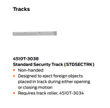 LCN 4510T Series Surface-Mounted Heavy Duty High Security, Track Closer - Powder Coat Finish