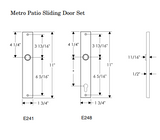 Rocky Mountain Metro Patio Sliding Door Set – 1 3/4″ x 11″
