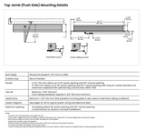 LCN 4640 Push Side Surface-Mounted Electrohydraulic Auto Equalizer, Power Operator - Plated Finish