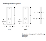 Rocky Mountain Rectangular Passage Set – 2 1/2″ x 8″