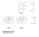 Rocky Mountain Oasis Privacy Set – 2 1/2″ x 2 1/2″