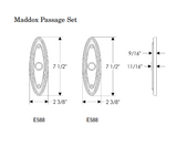 Rocky Mountain Maddox Passage Set – 2 3/8″ x 7 1/2″