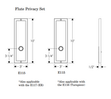 Rocky Mountain Designer Privacy Set – 3″ x 10″