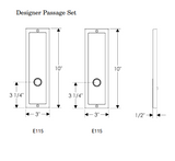 Rocky Mountain Flute Passage Set – 3″ x 10″