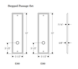 Rocky Mountain Stepped Passage Set – 3 1/2″ x 13″