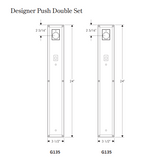 Rocky Mountain Flute Push/Pull Set – 3 1/2″ x 24″