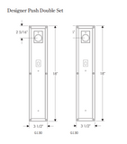 Rocky Mountain Flute Push/Pull Set – 3 1/2″ x 18″