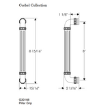 Rocky Mountain Pillar Grip 8 15/16″