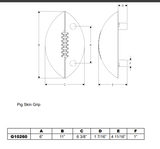 Rocky Mountain Pig Skin Grip 11″