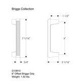 Rocky Mountain Offset Briggs Grip 7 1/16″
