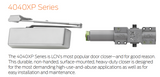 LCN 4040XP Surface-Mounted Heavy Duty Door Closer