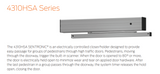 LCN 4310HSA SENTRONIC, Surface-Mounted Heavy Duty Fire/Life Safety Track Closer/Holder - Plated Finish