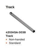 LCN 4310HSA SENTRONIC, Surface-Mounted Heavy Duty Fire/Life Safety Track Closer/Holder - Plated Finish