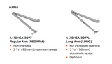 LCN 4410HSA Series SENTRONIC, Surface-Mounted Heavy Duty Fire/Life Safety Door Closer/Holder - Plated Finish