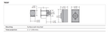 LCN SEM7830 Series, heavy duty, electrically Controlled Door Holding Magnets - Powder coat Finish